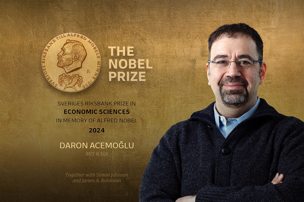 Daron Acemoglu cowins 2024 Nobel Prize in Economic Sciences